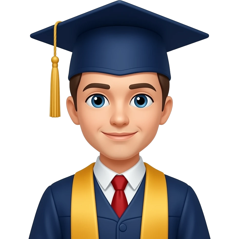 Emoji: Graduate student emoji