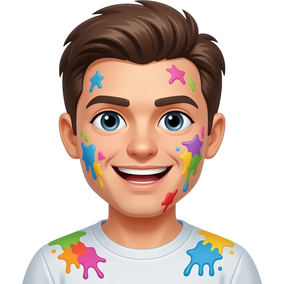 Spraying uncontrollably emoji