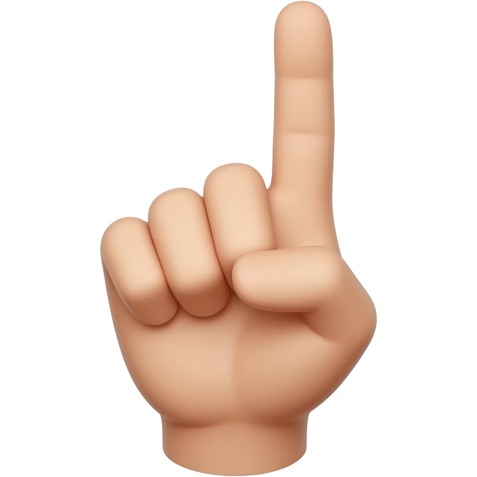 Middle finger emoji