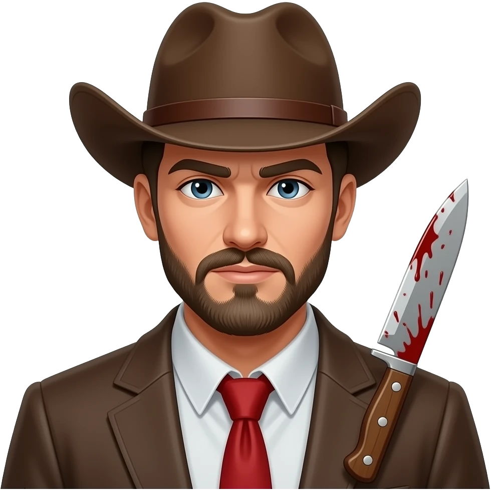 🤠🩸🔪 emoji