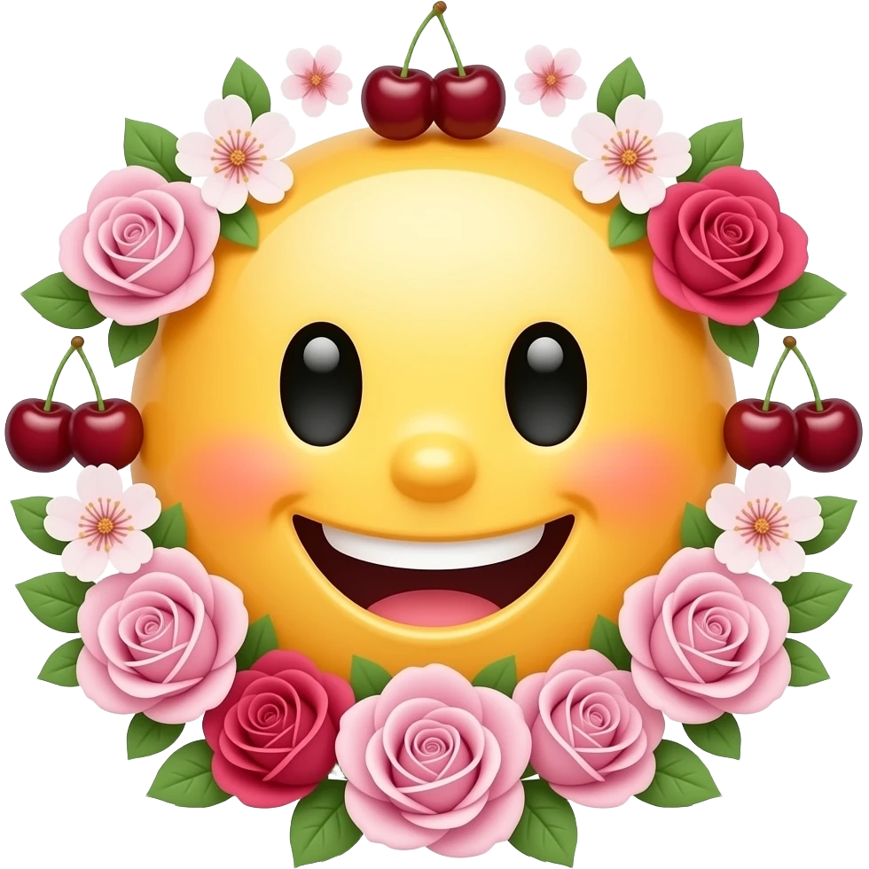 😊🌸🌹 emoji