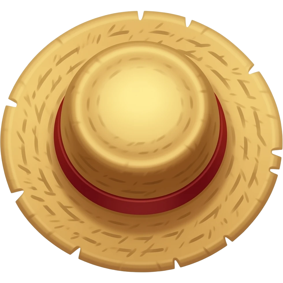 luffy hat emoji
