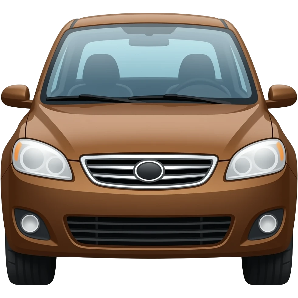 brown car emoji