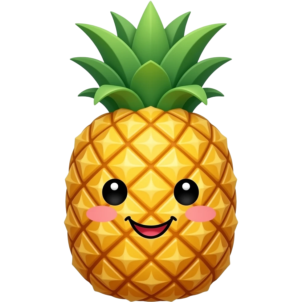 Pineapple cartoon emoji