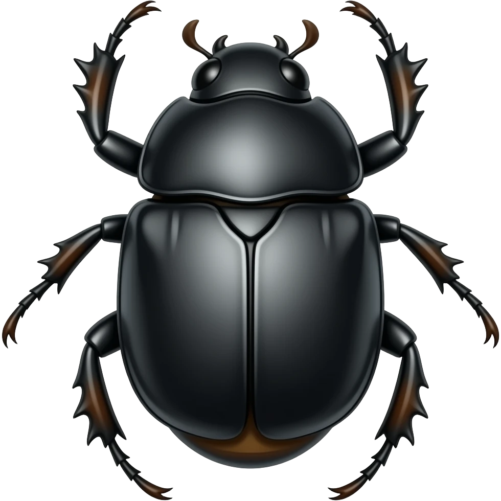 Scarab beetle emoji