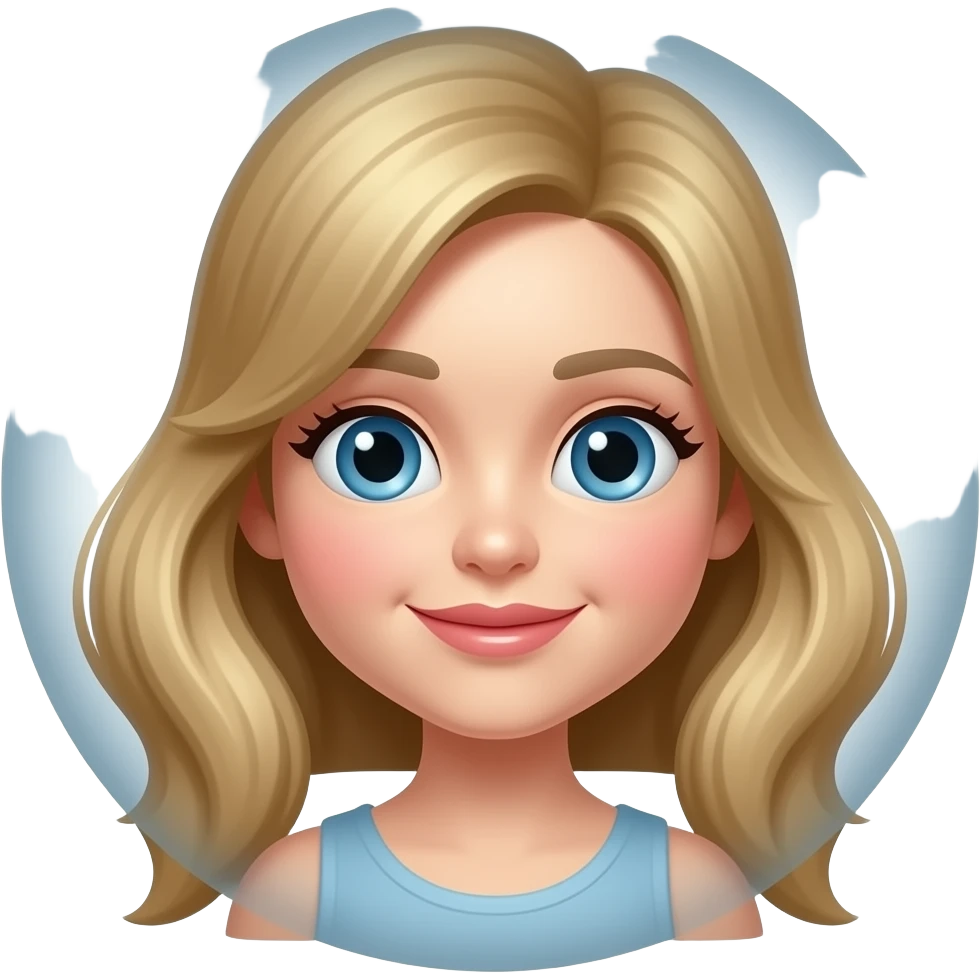 Biotine avec des yeux mignons emoji