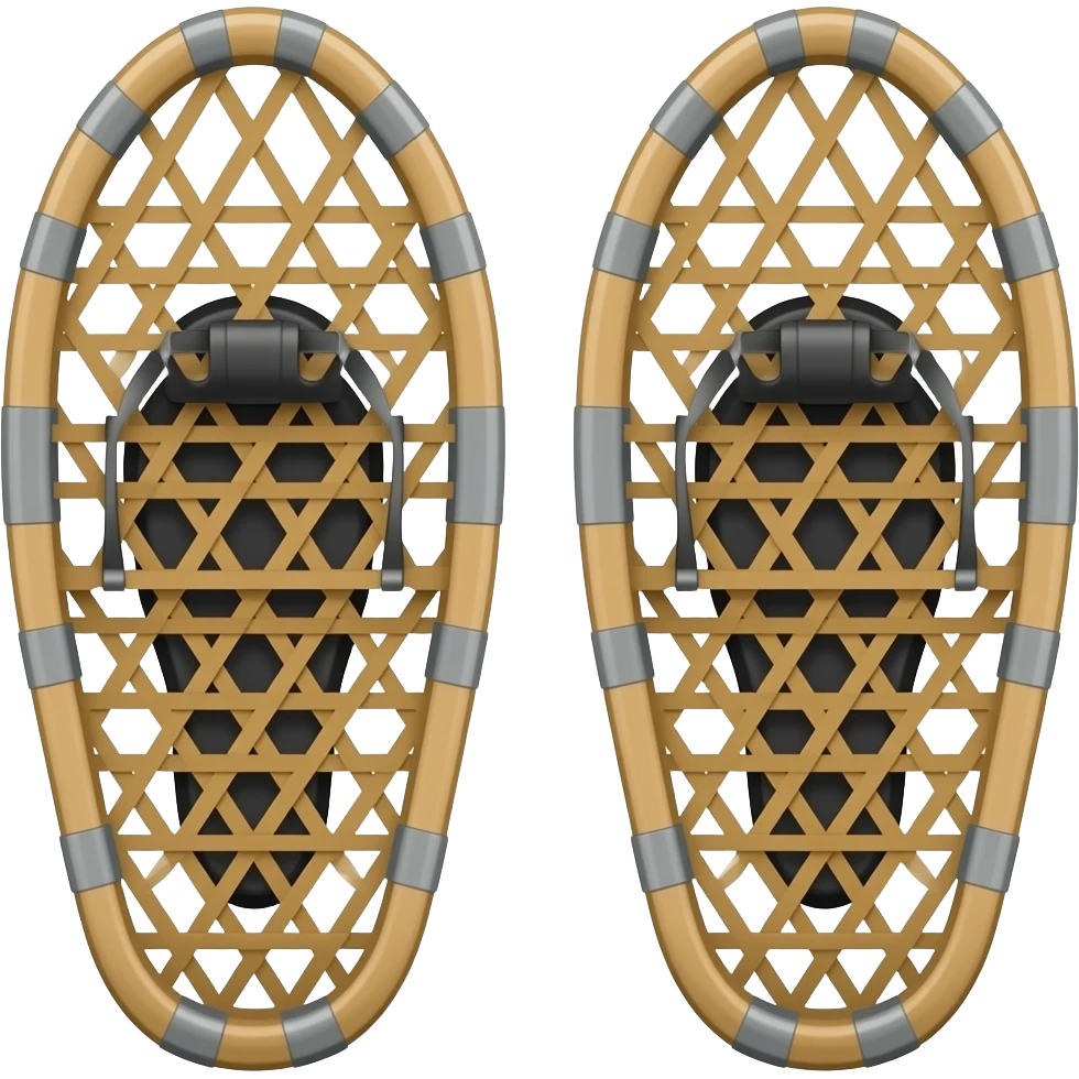 snowshoes emoji