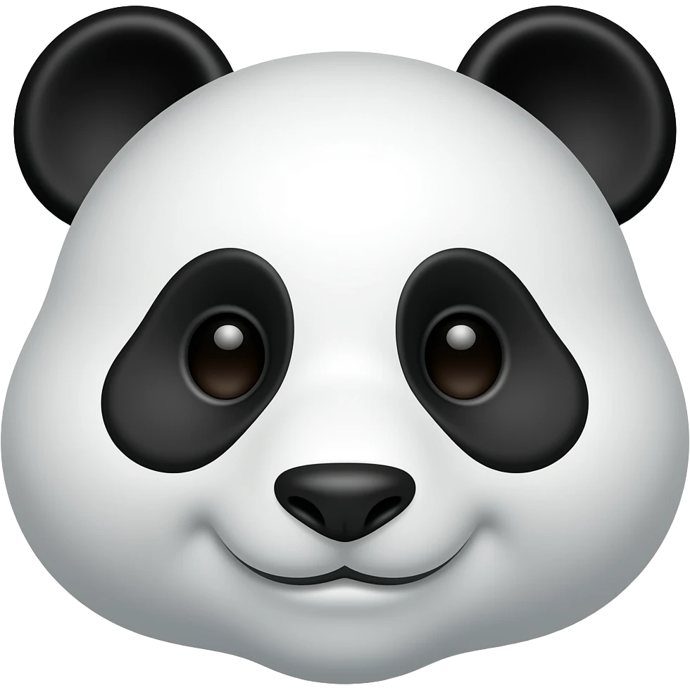 лицо панды emoji