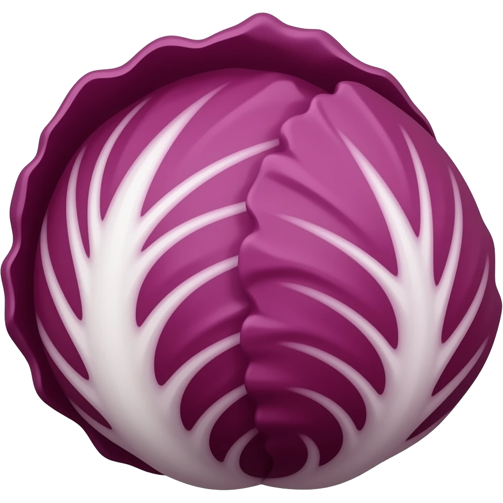 red cabbage emoji