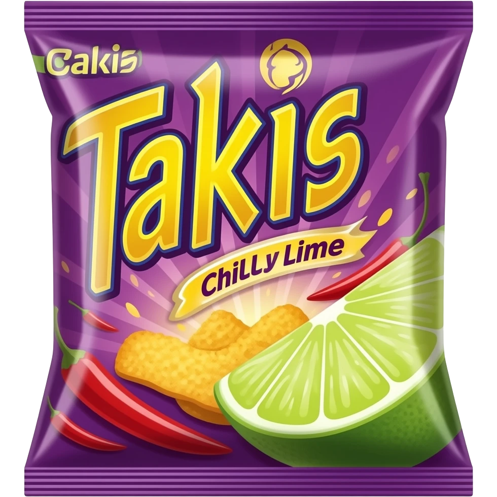 Takis hot chilli lime chip emoji