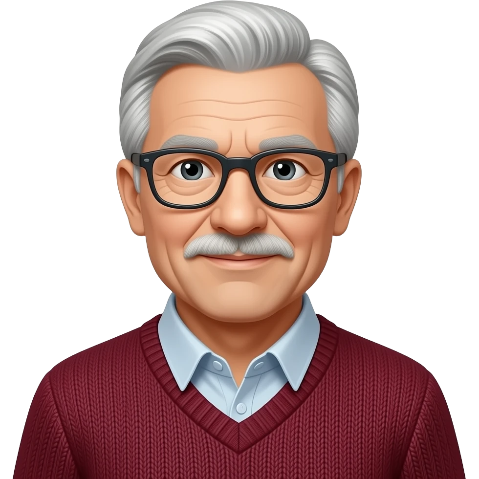 Une vieille dame mechante prof de techno pas de costume jyste yn pul bordeaux emoji