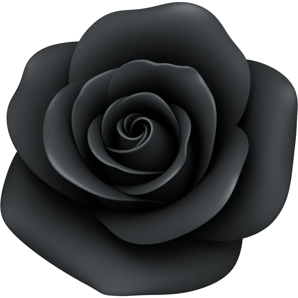 Black rose emoji emoji