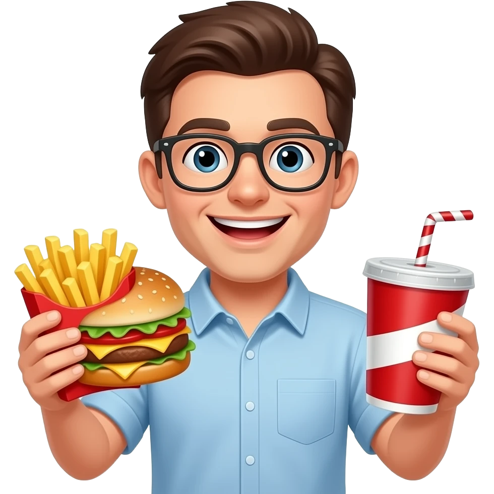 🍟🍔🥤😋 emoji