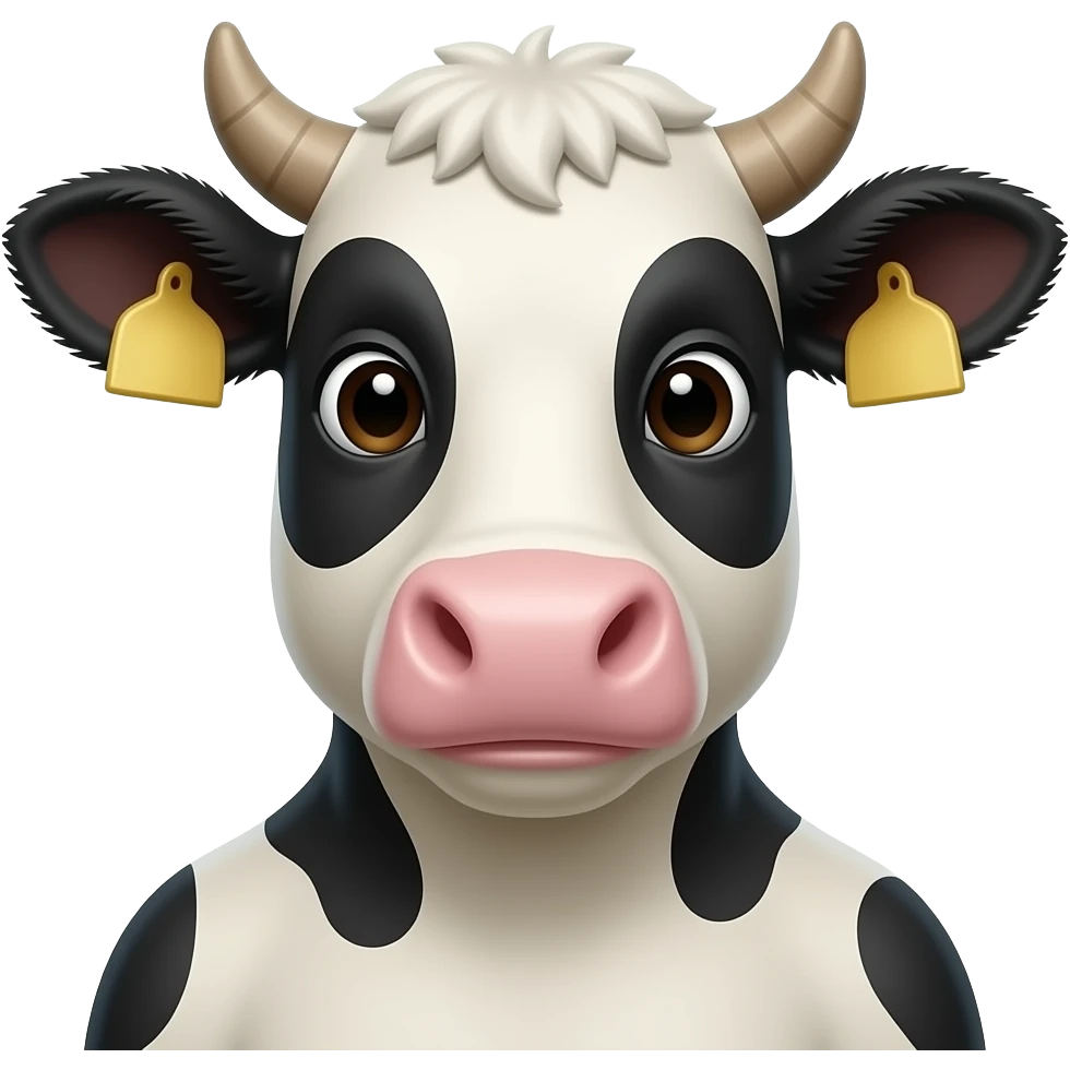 Cow person emoji