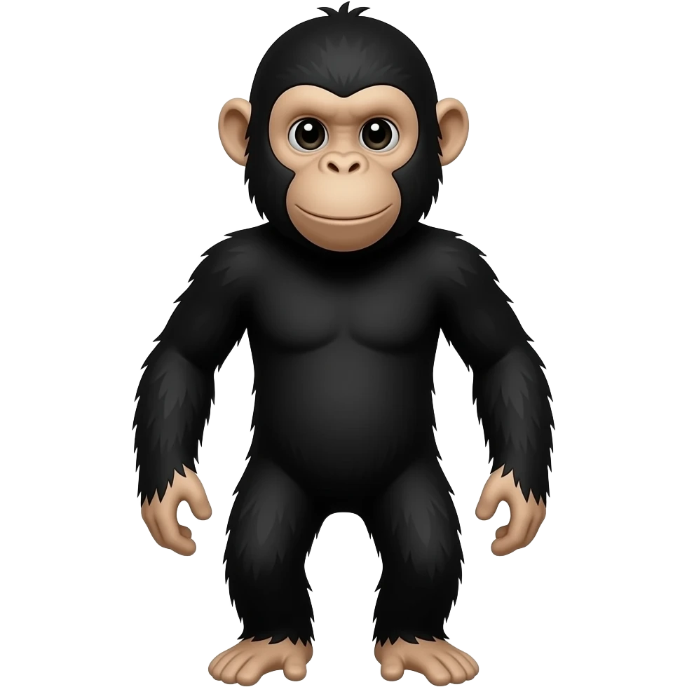 monkey black emoji
