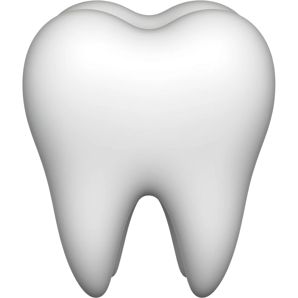 Tooth emoji