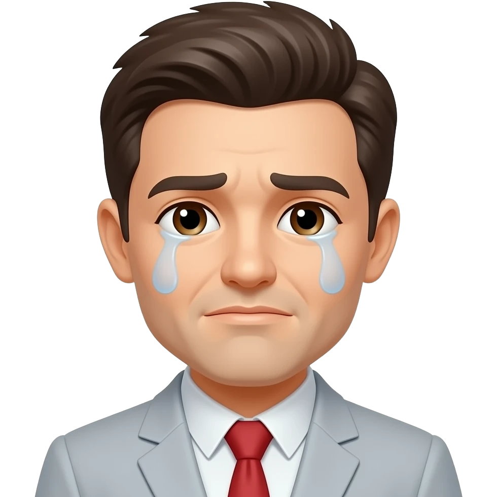 create the face holding back tears emoji just like apple brand emoji