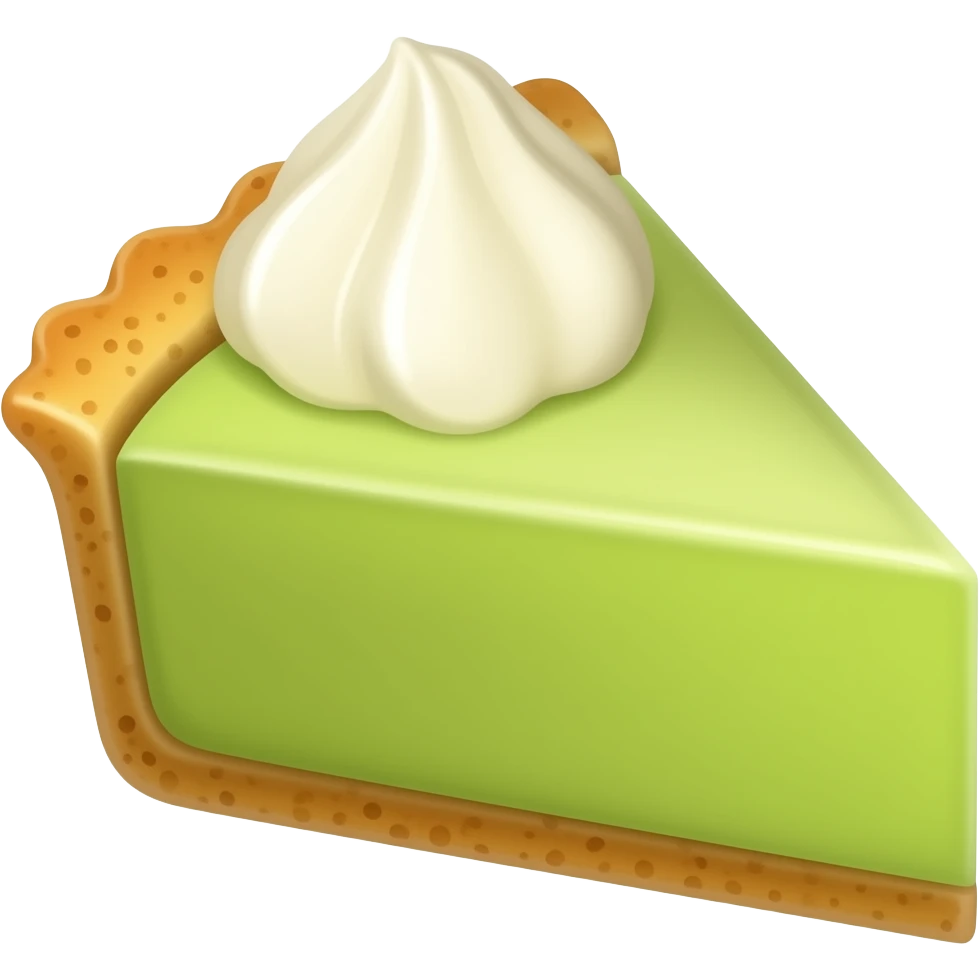 Key lime pie emoji