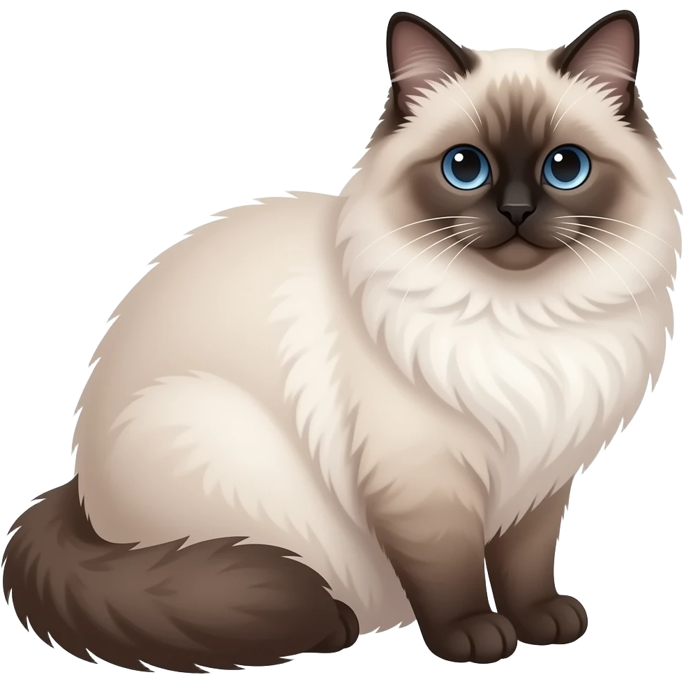 Ragdoll cat emoji