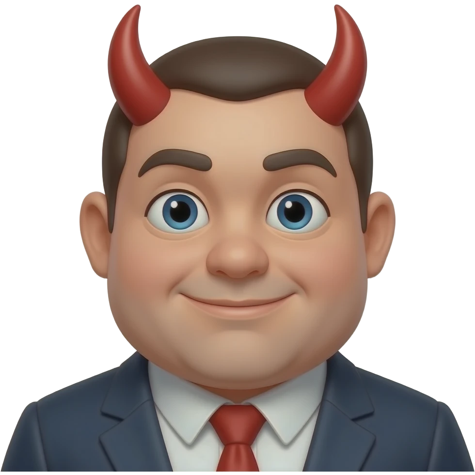 Fat devil emoji