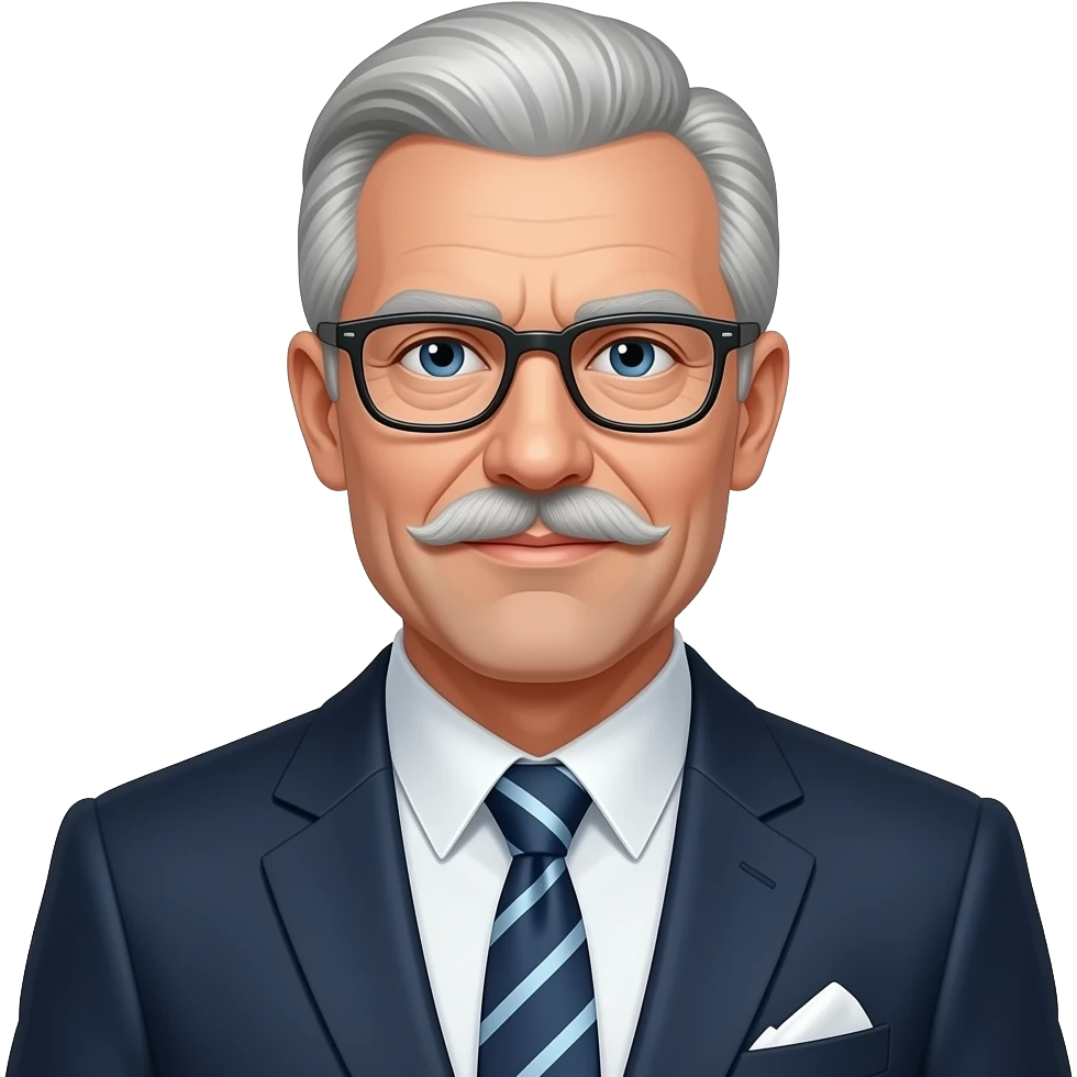 Business man old Sleazy emoji