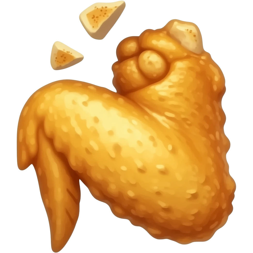 lemon-pepper flavored chicken wing emoji
