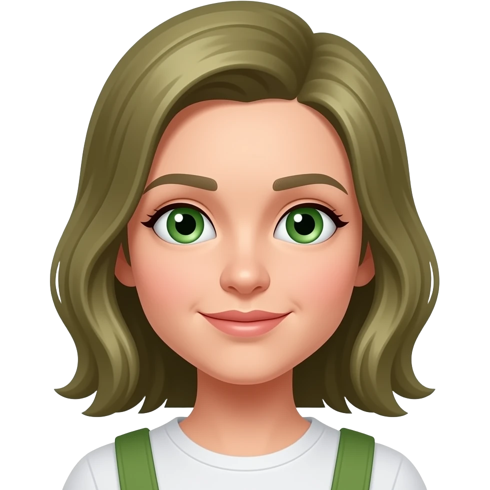 I want an emoji of eyes, for example this one 👀, and the eye color should be green. emoji