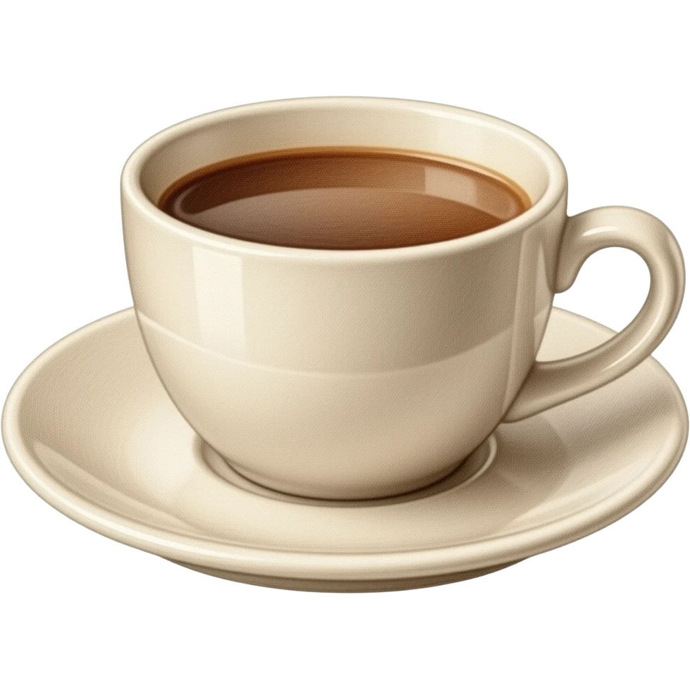 Hand‑drawn coffee cup in colored pencils: earthy palette with subtle ...