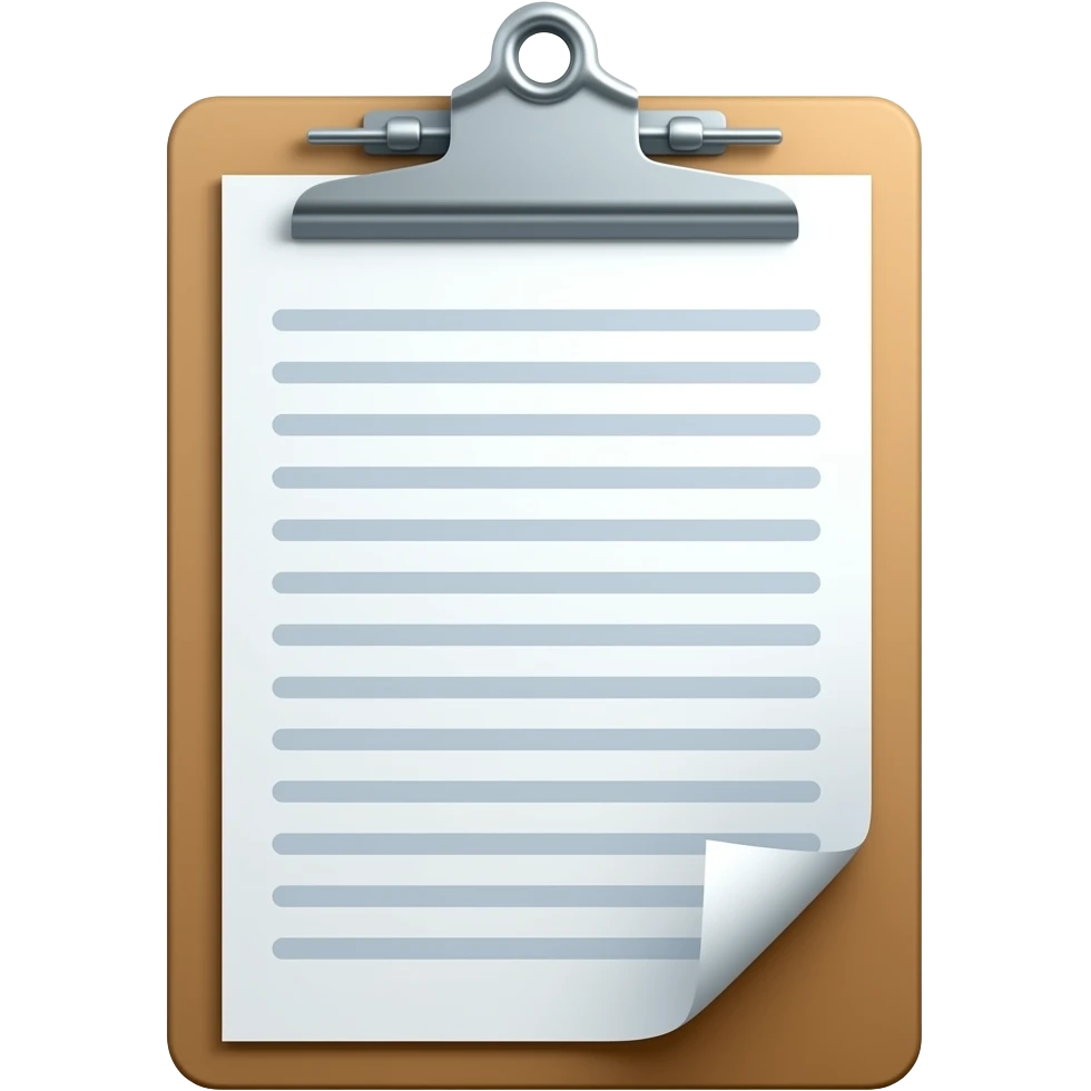 Clipboard emoji