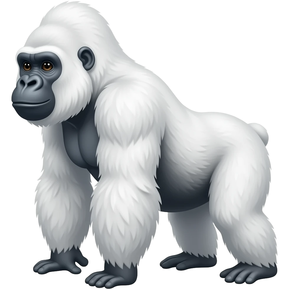 albino gorilla emoji