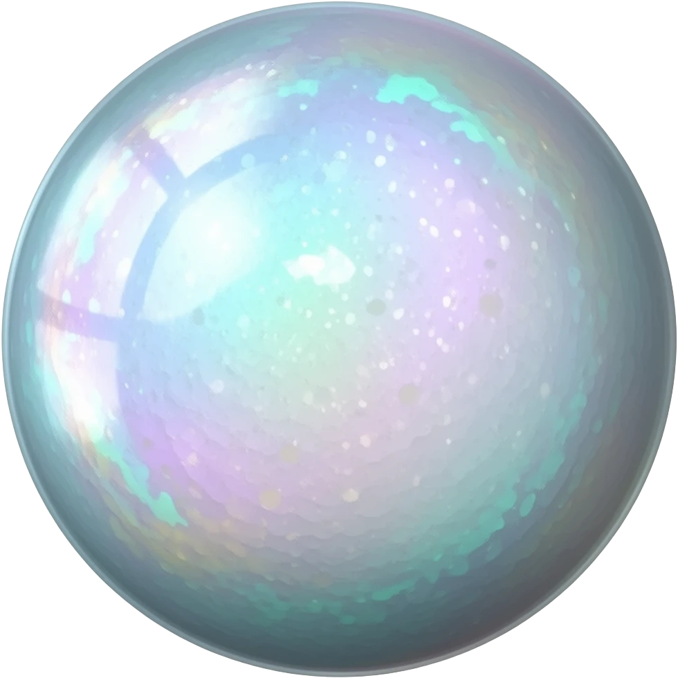 iridescent opal with flecks emoji
