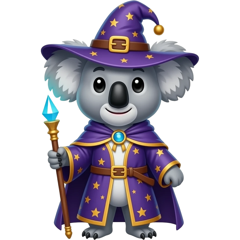 koala wizard emoji