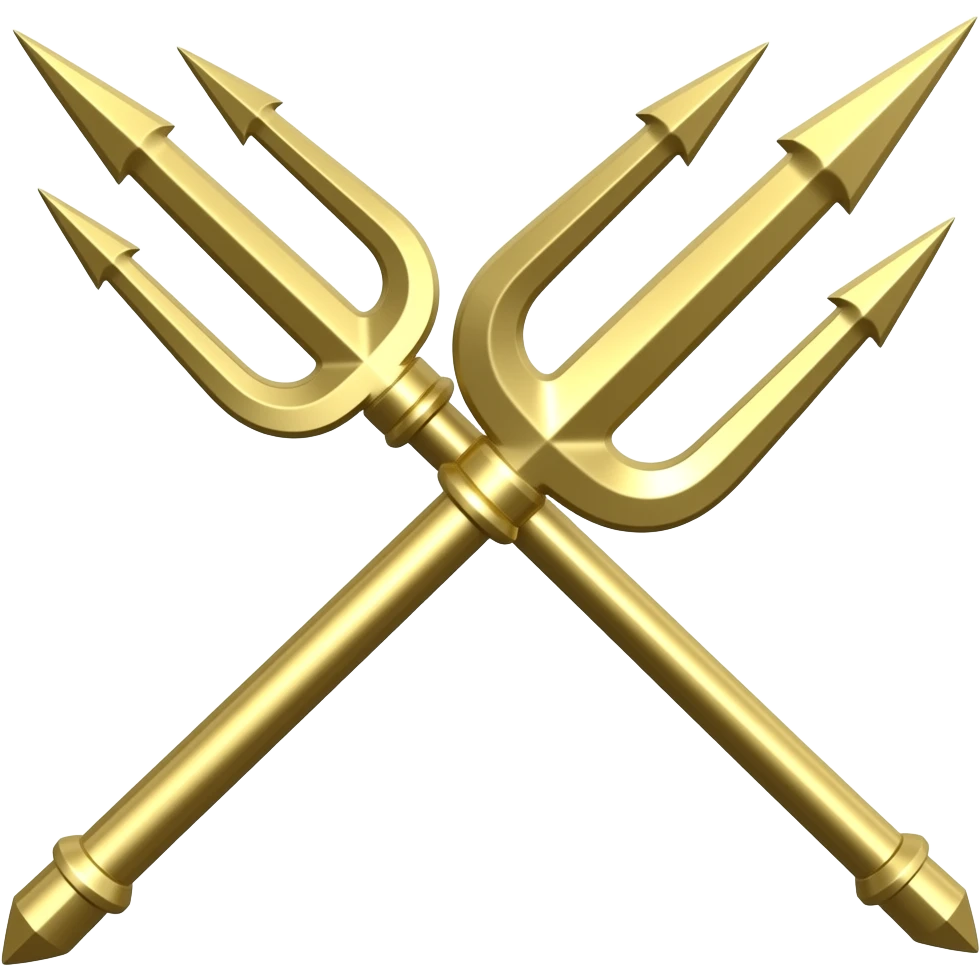 a trident emoji