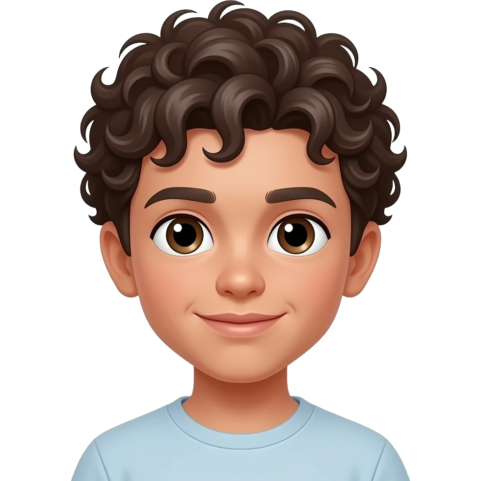 La pelle un po’ più chiara e il ragazzo con i ricci emoji
