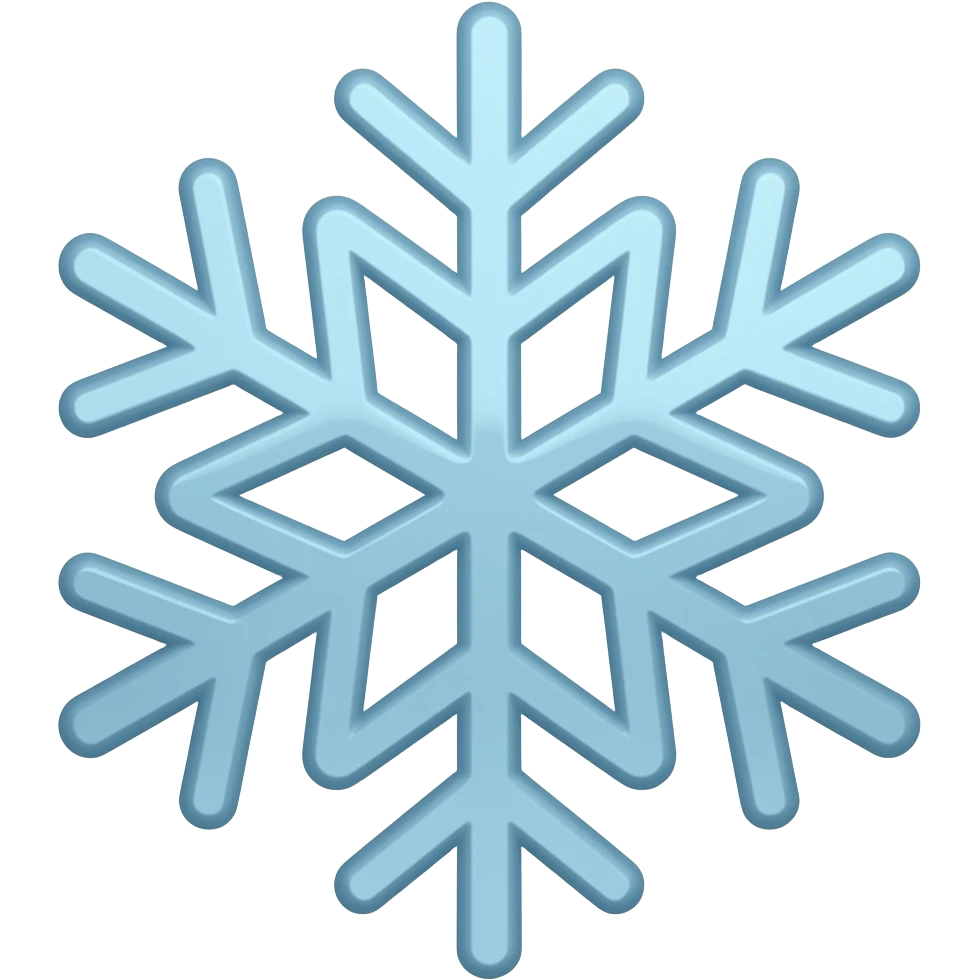 Snowflake emoji