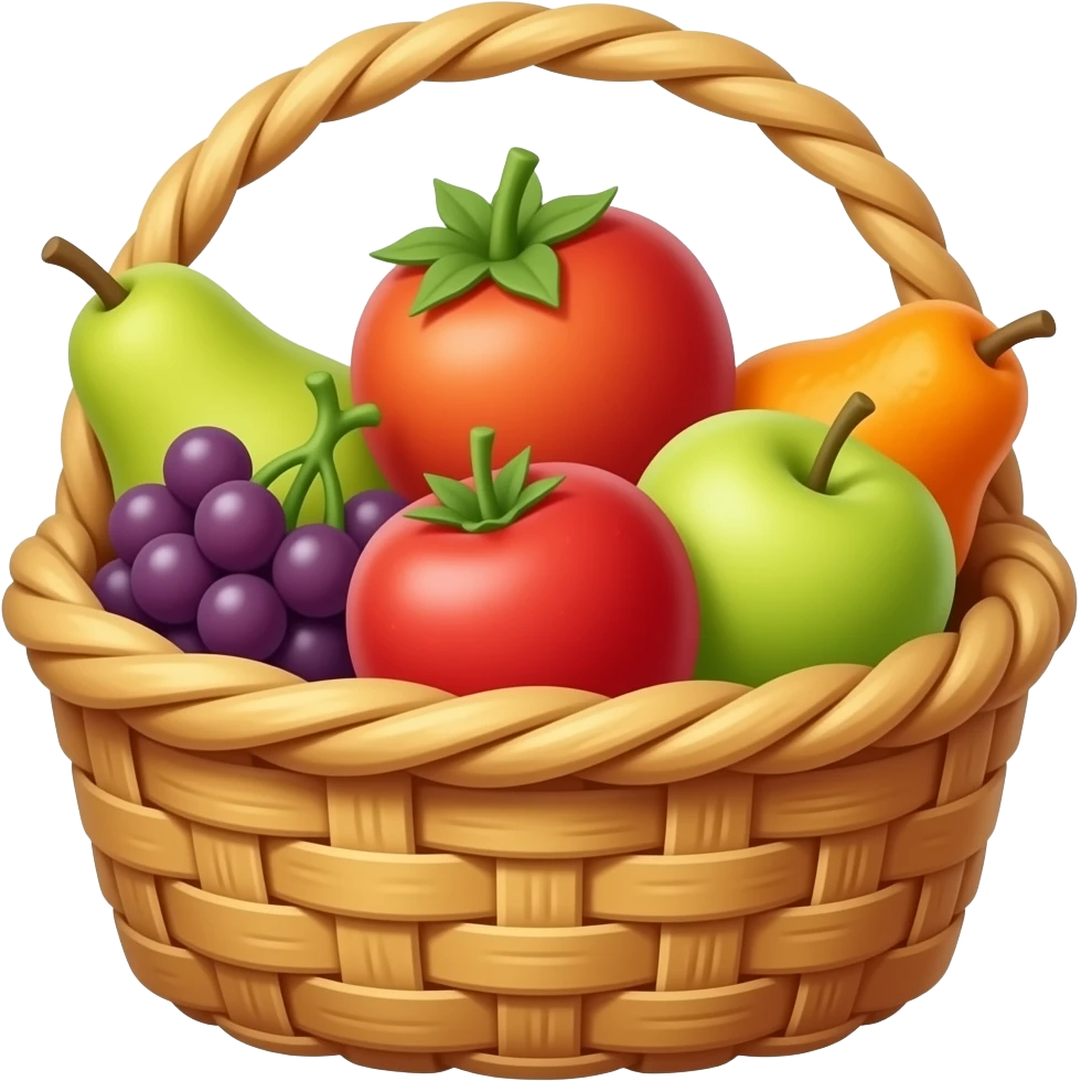 fruit basket emoji