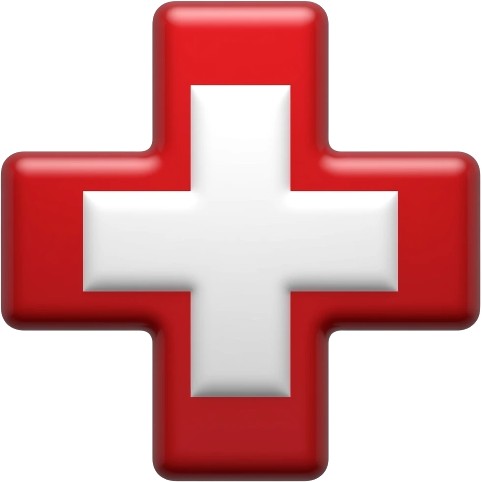 red cross emoji