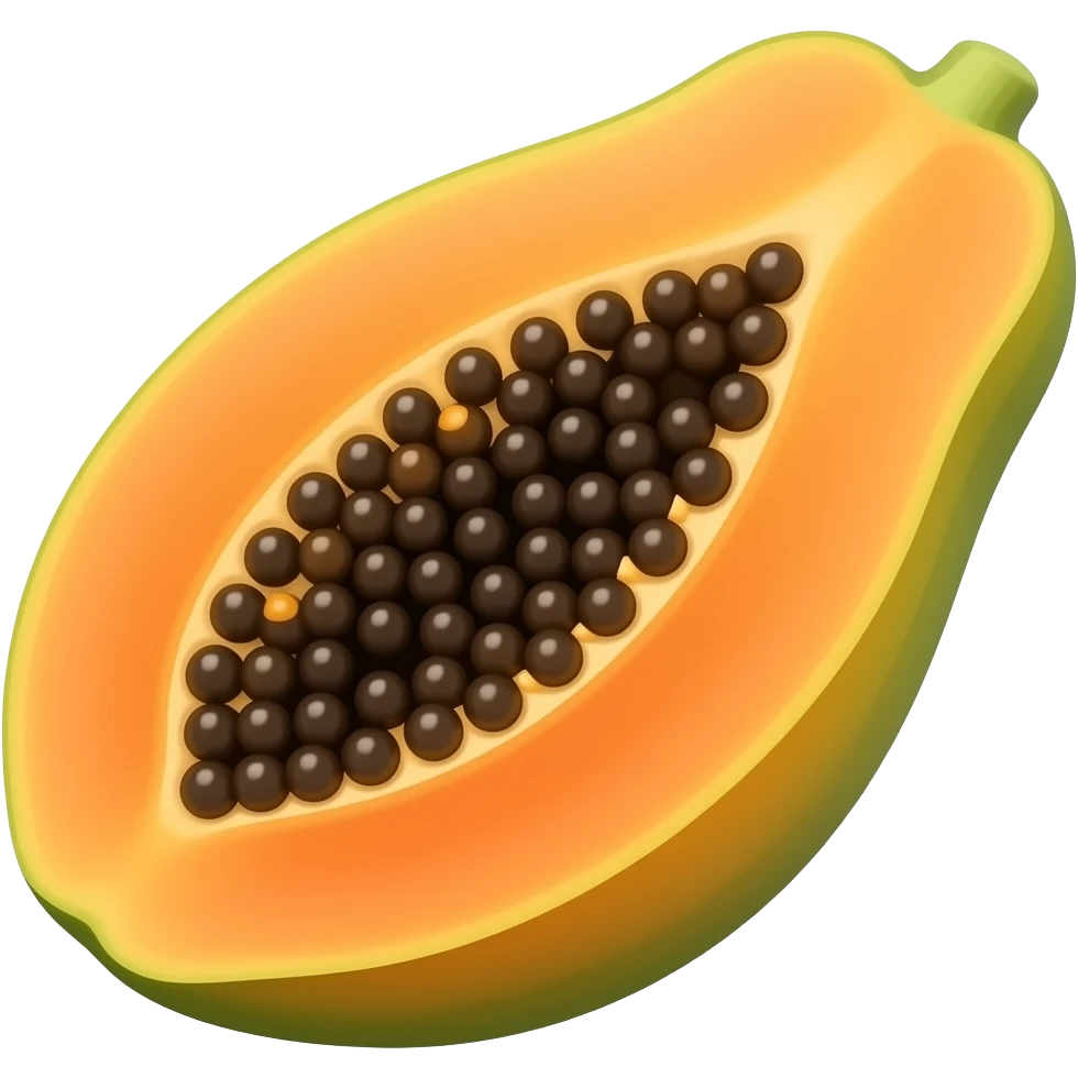 papaya emoji