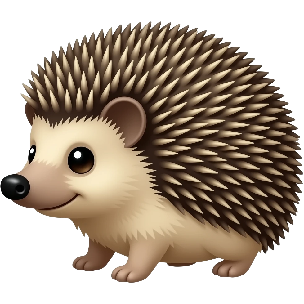 Hedgehog and Coffee emoji