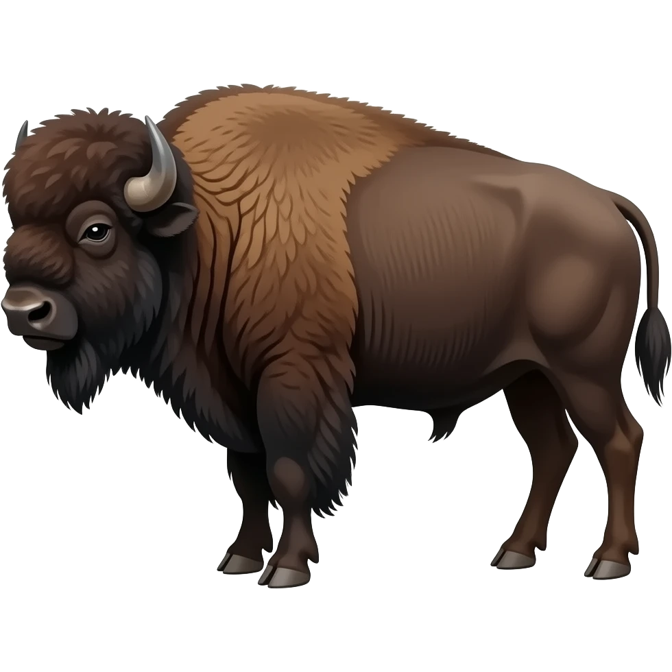 Tall buffalo emoji