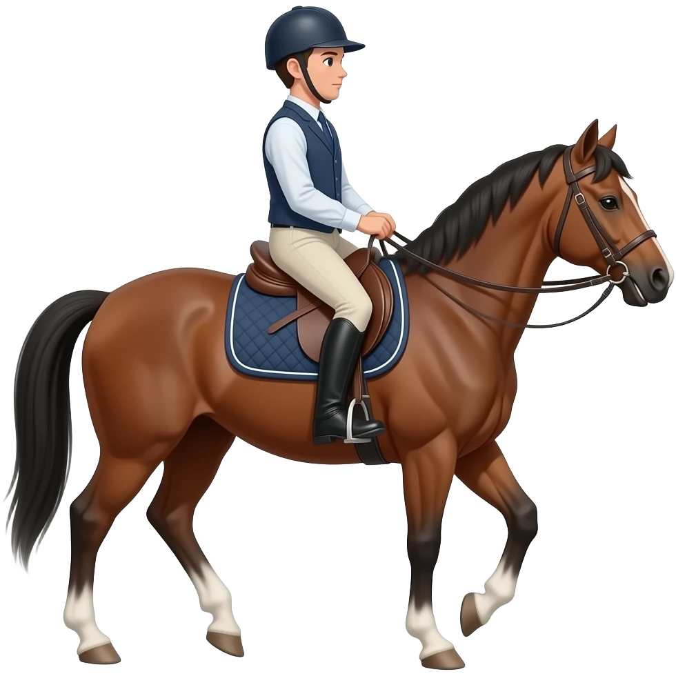 traveling on horse emoji