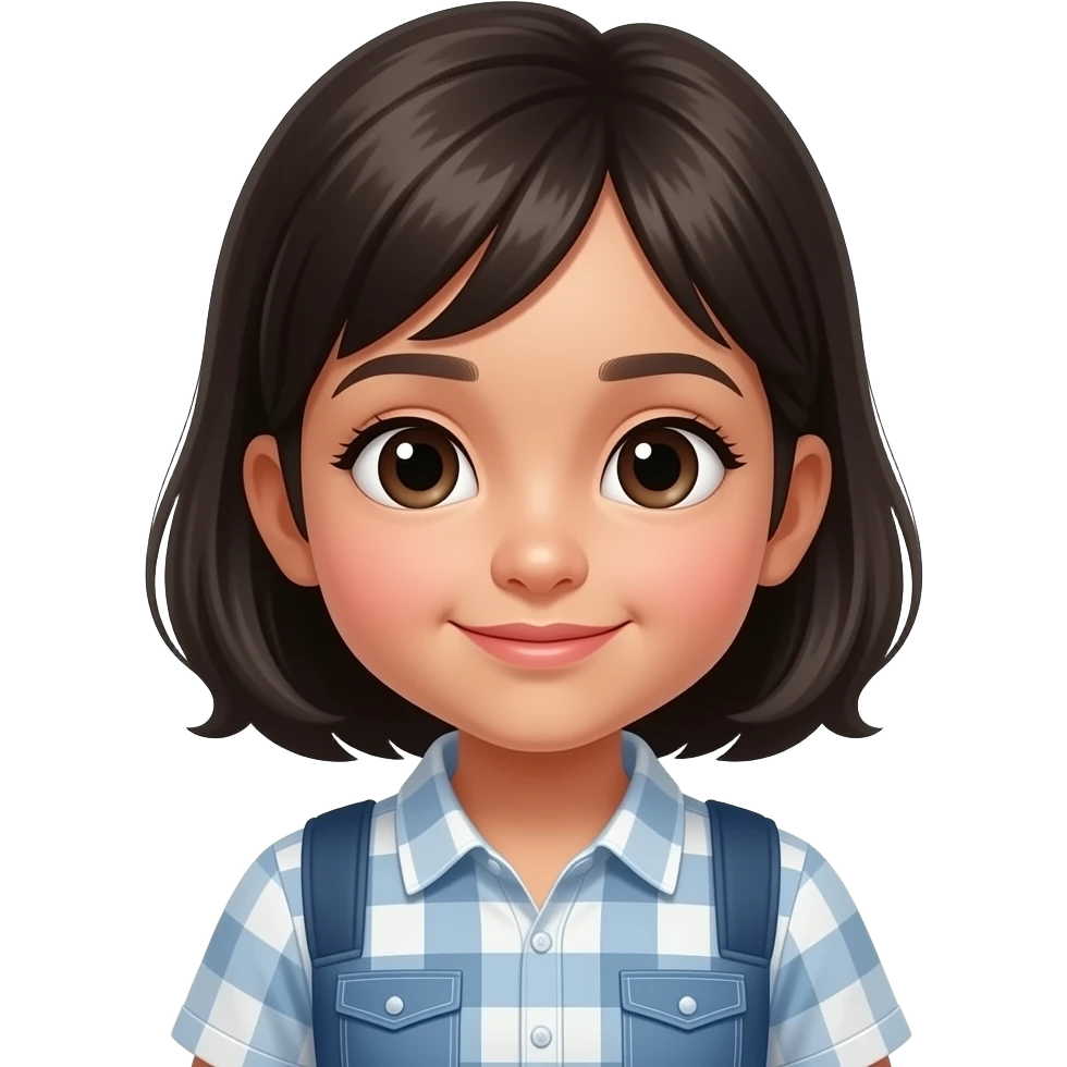 ছোটদের ভালোবাসি। (মেয়ে বাচ্চার ছবি) emoji
