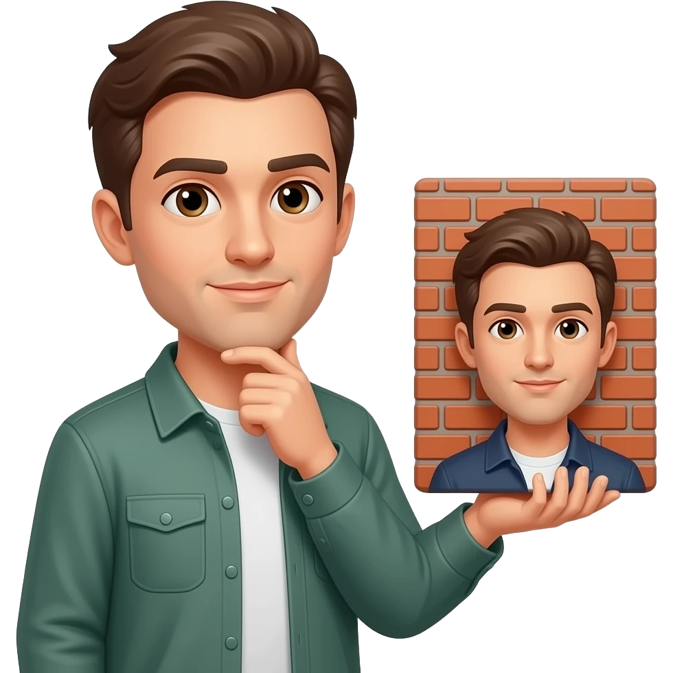 🤔+🧱 emoji