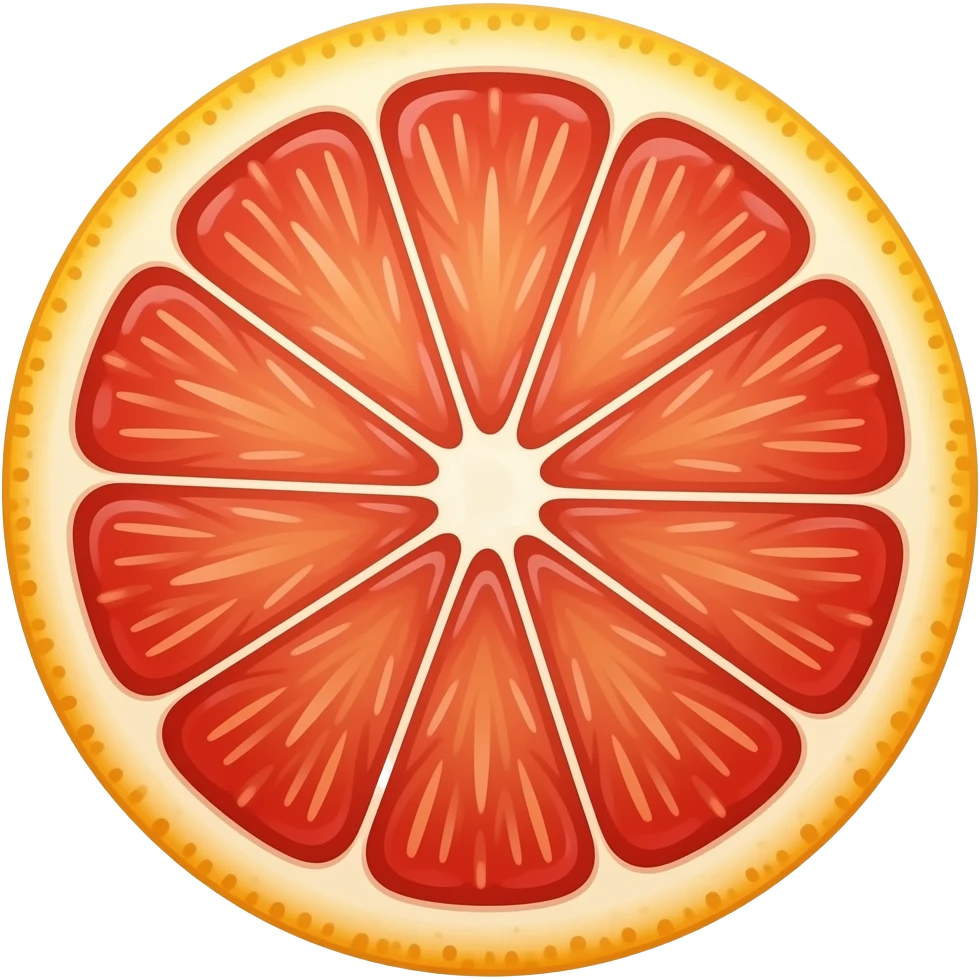 grapefruit emoji