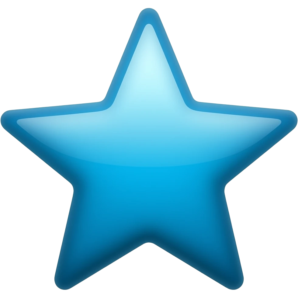 Blue star emoji