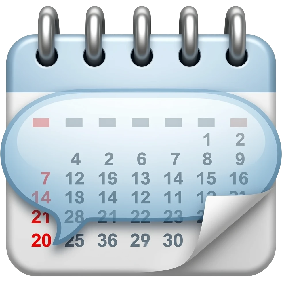 🗣️📅 emoji