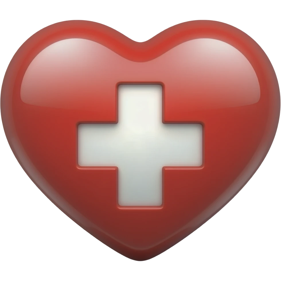 icono de salud en corazón emoji