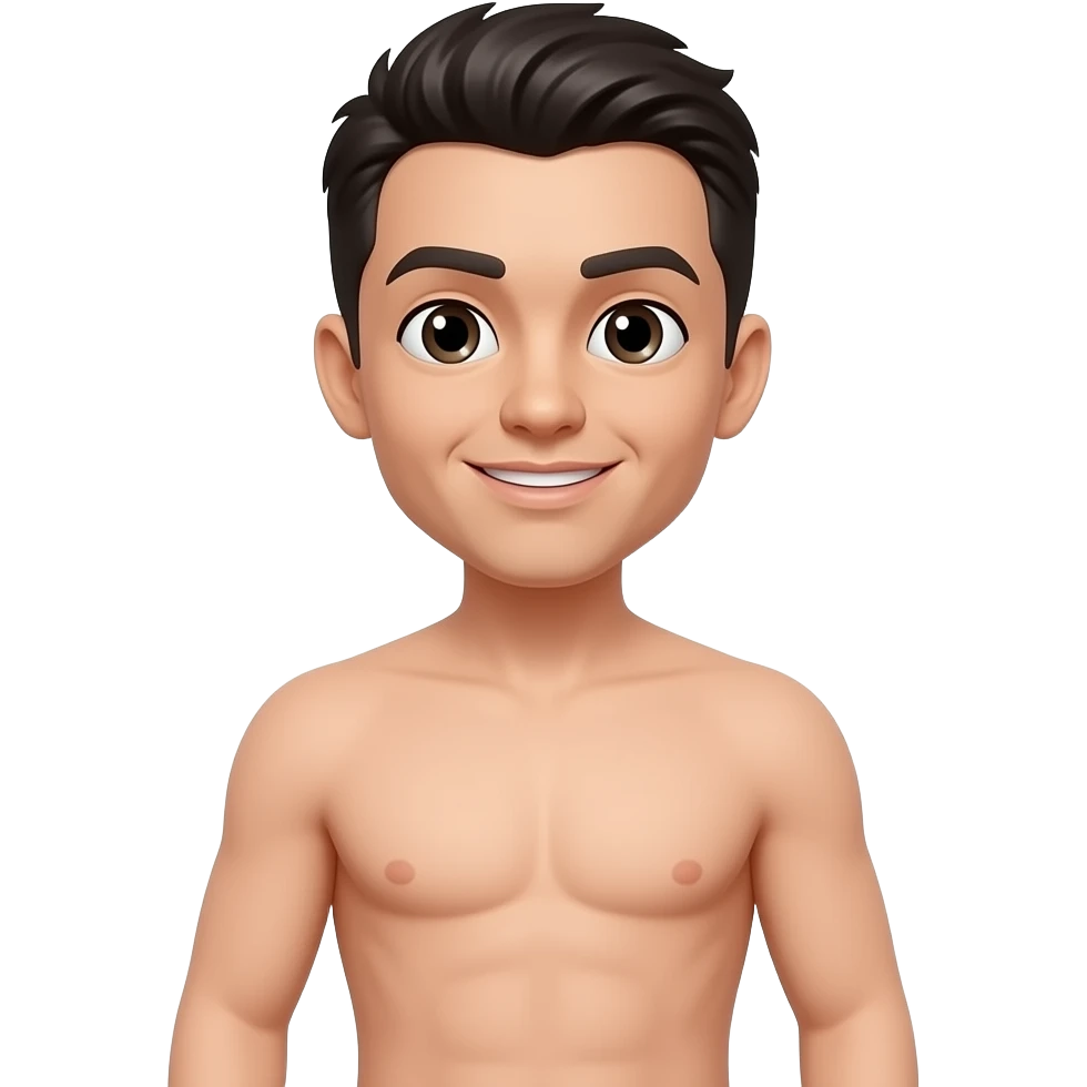 Enaldinho naked naked  full body. emoji