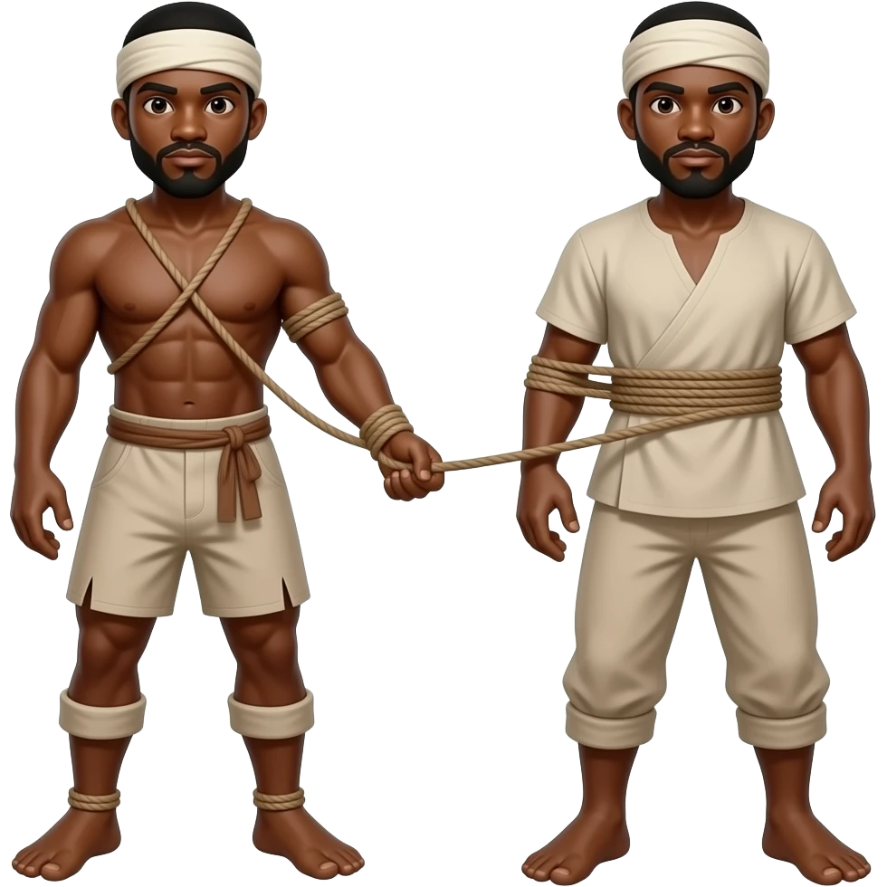 Black slave getting whipped emoji