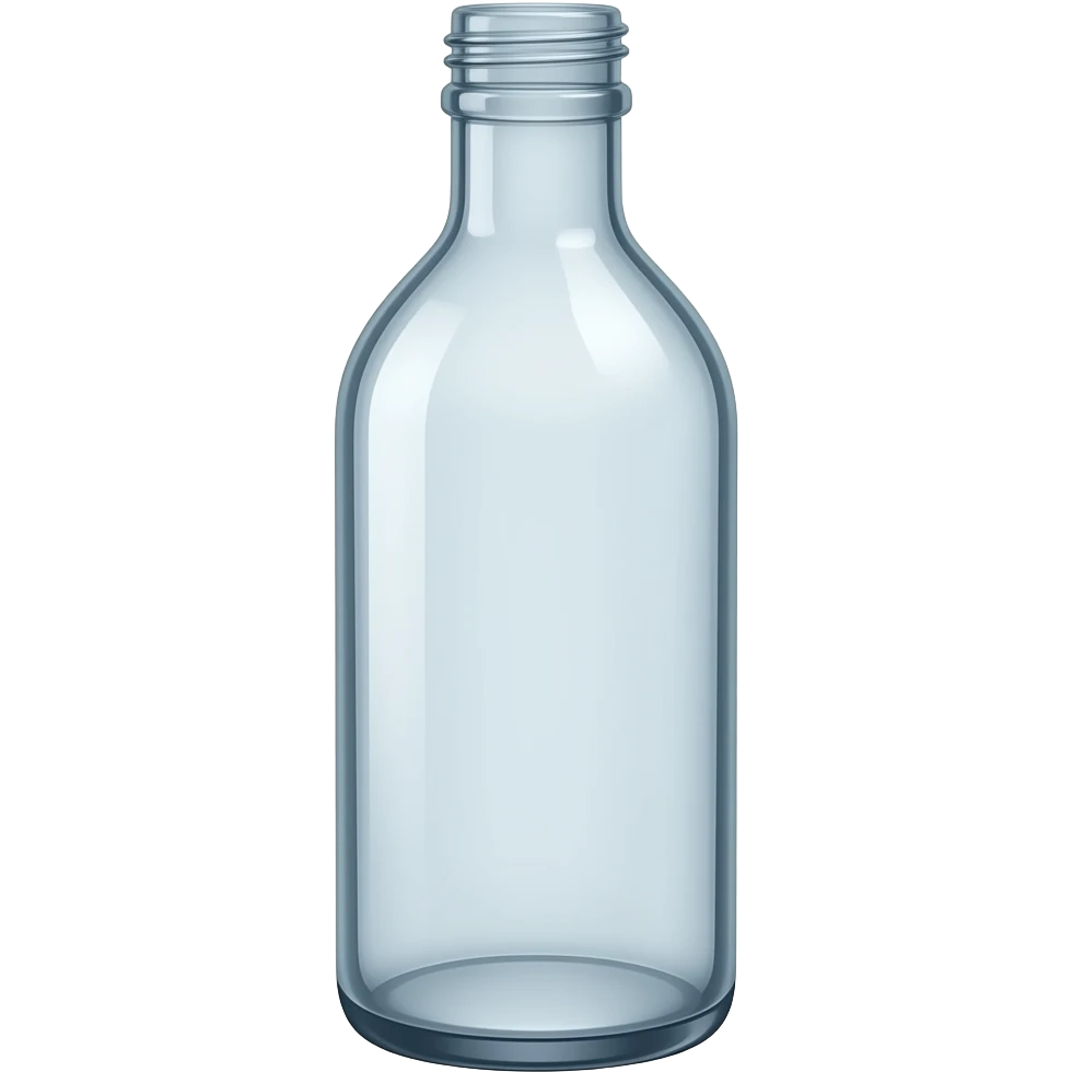 empty glass bottle emoji
